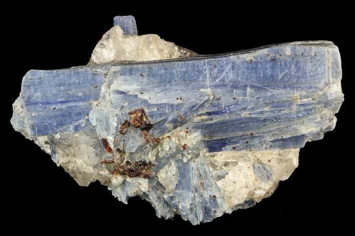 Vibrant Blue Kyanite Crystal In Quartz - Brazil #56929